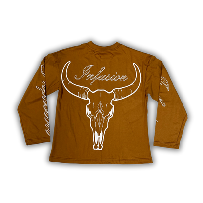 BROWN SKELETON LONG SLEEVE